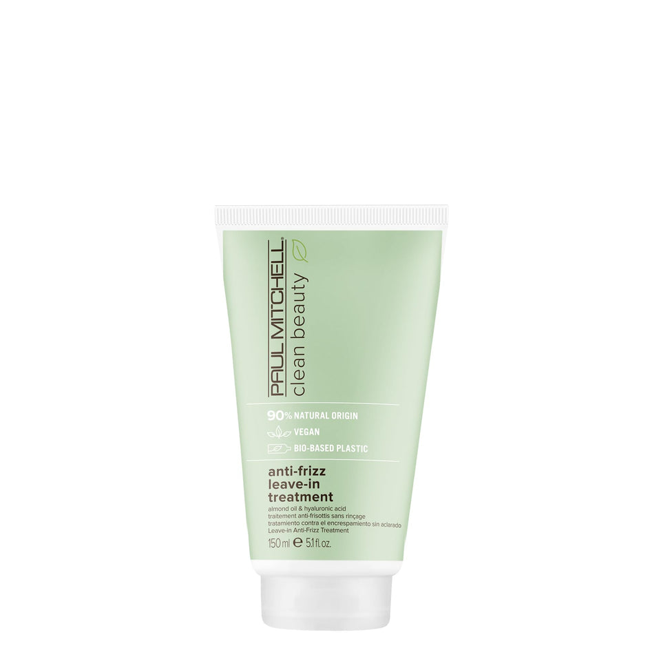 Paul Mitchell front packaging showing Anti-Frizz Leave-In treatment benefit