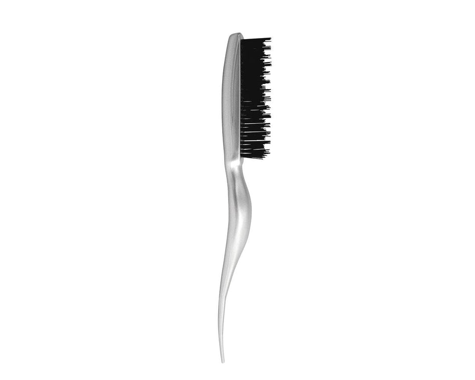Paul Mitchell teasing brush front view showing slim head and benefit of precise teasing