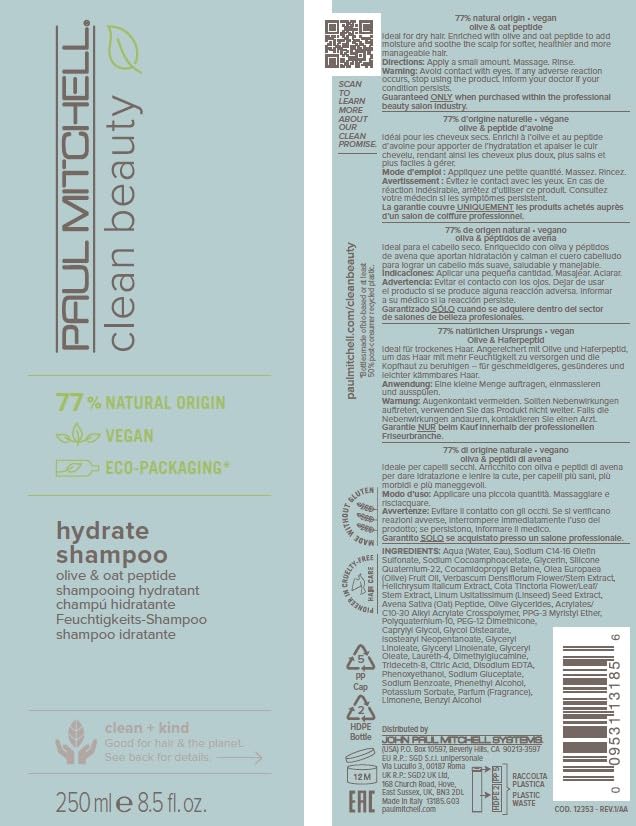 Paul Mitchell back label close-up highlighting ingredient transparency and certification benefits