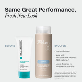 Paul Mitchell close-up of Irish sea moss and spirulina ingredients highlighting natural nourishment
