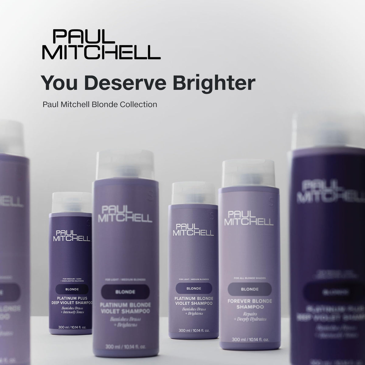 Paul Mitchell packaging label highlighting PCR materials and eco benefit