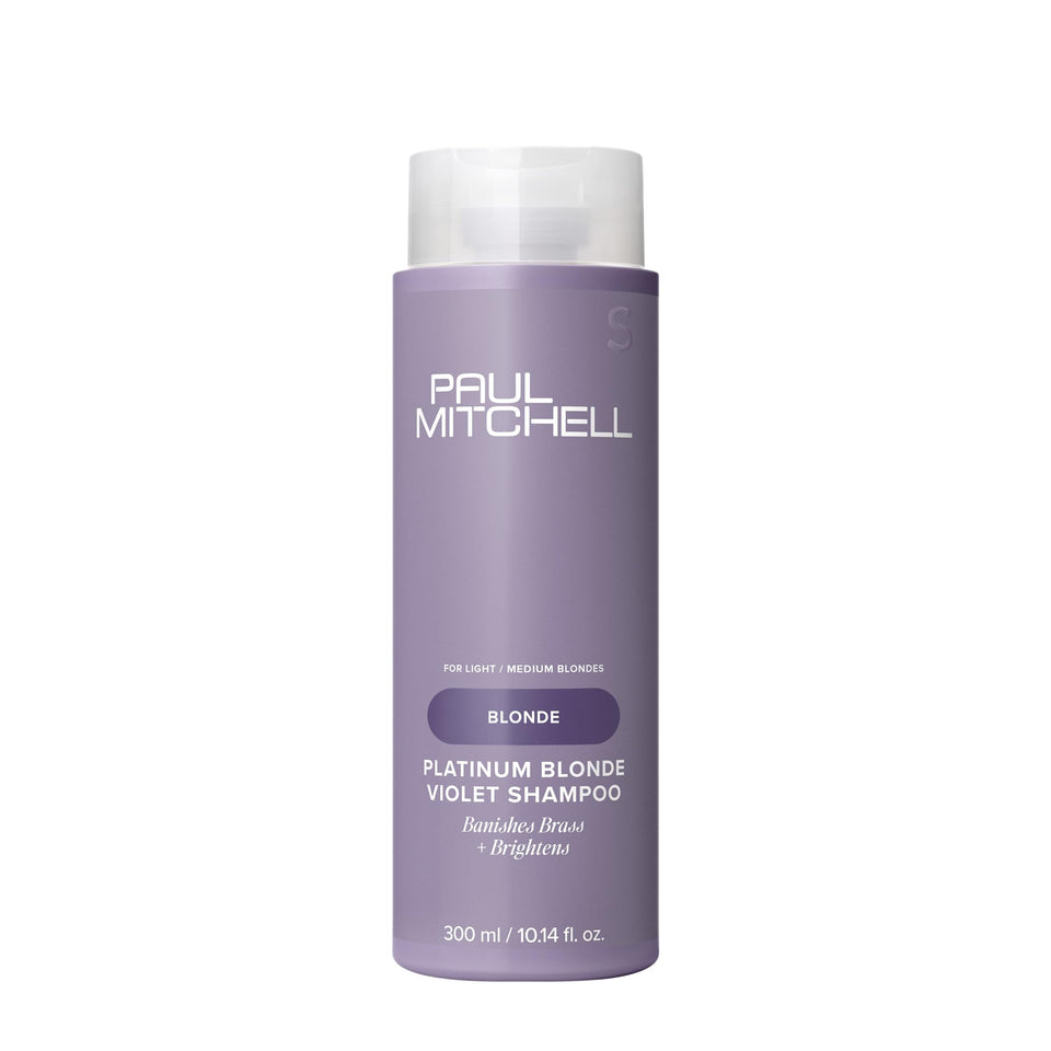 Paul Mitchell bottle front view showing label and brightening benefit