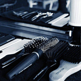 Paul Mitchell Pro Tools brush packaging label showing brand and product information