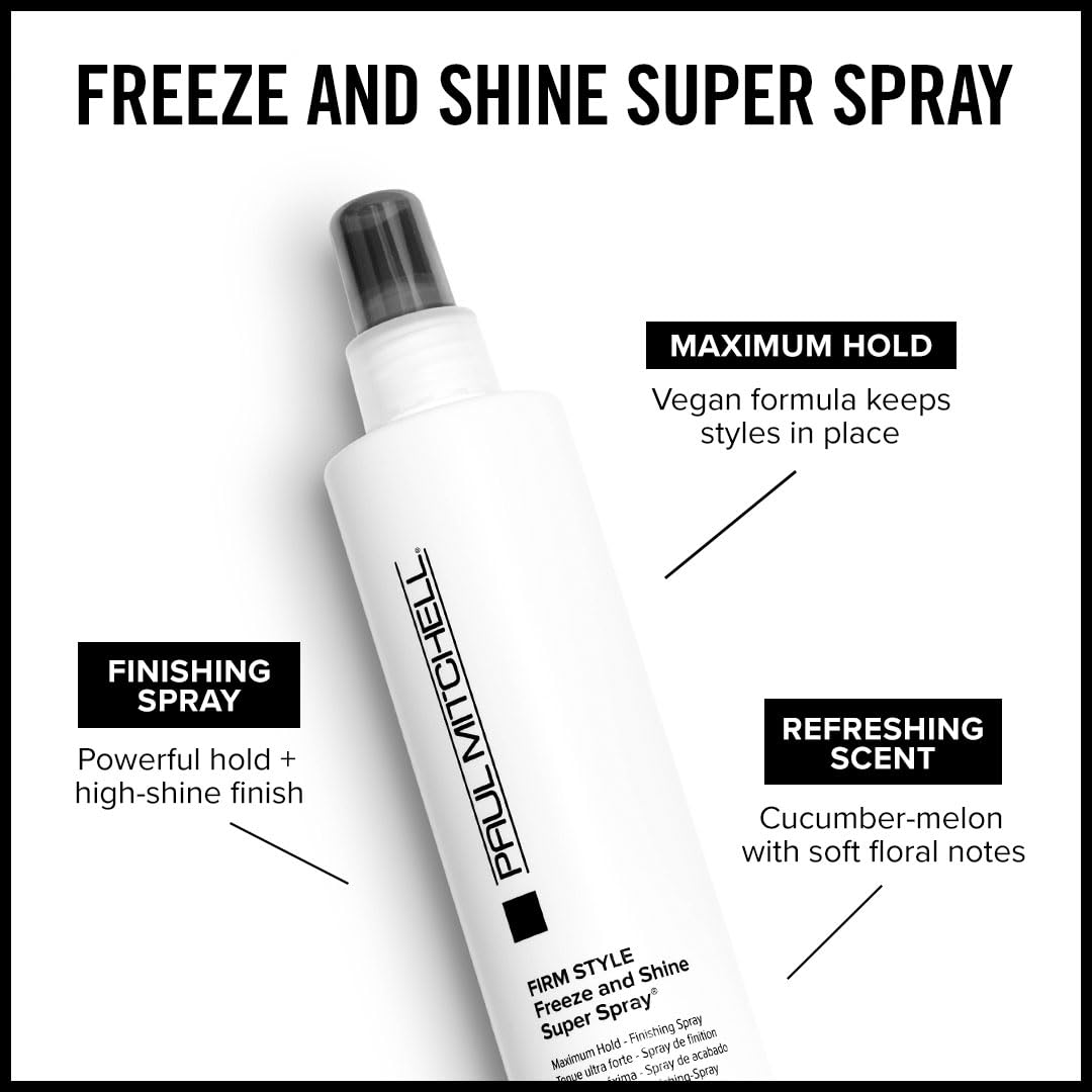 Paul Mitchell bottle held in hand illustrating compact 3.4 fl oz size for travel