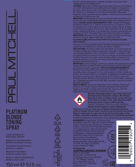 Paul Mitchell label detail highlighting formula and recyclable packaging benefits