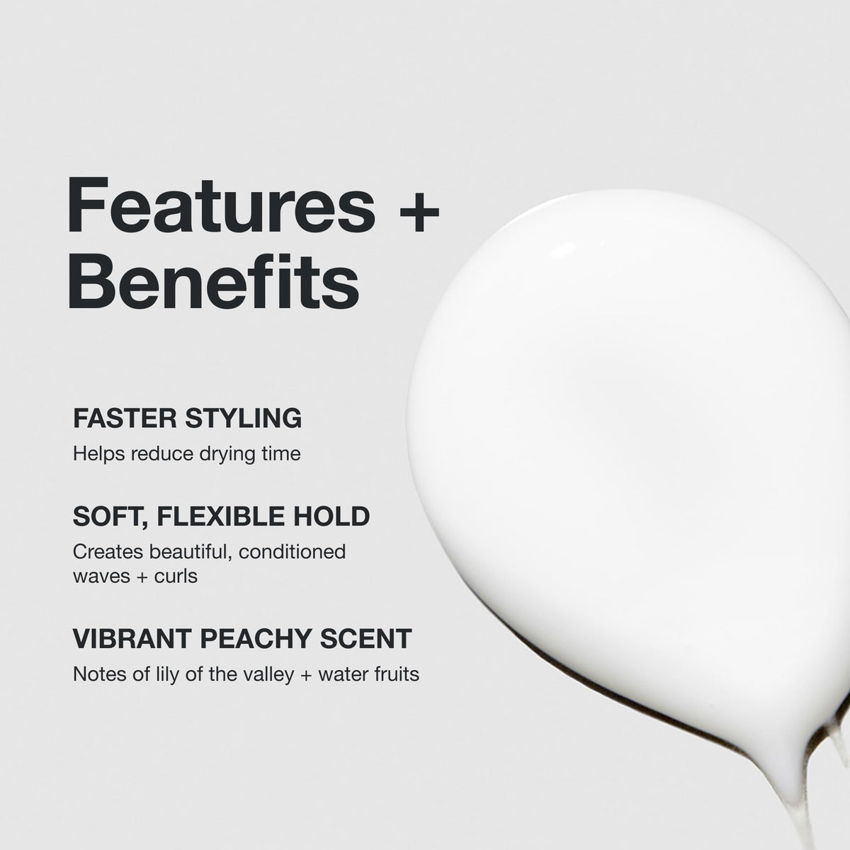 Paul Mitchell Quick Slip cream texture on palm for smooth application benefit