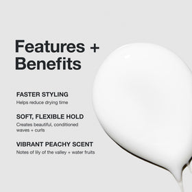 Paul Mitchell Quick Slip cream texture on palm for smooth application benefit