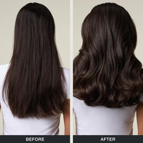 Close-up of Paul Mitchell label highlighting styling instructions and benefits
