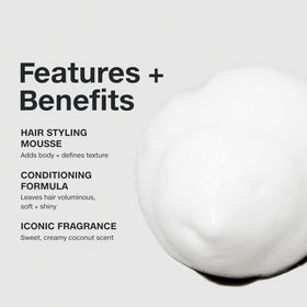 Paul Mitchell dispensing foam from can demonstrating easy use