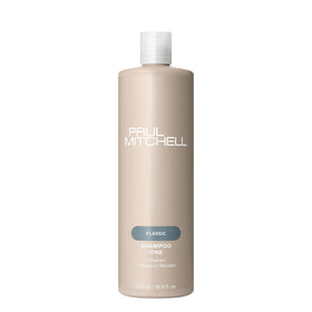 Paul Mitchell front bottle showing label and benefit of gentle daily cleanse