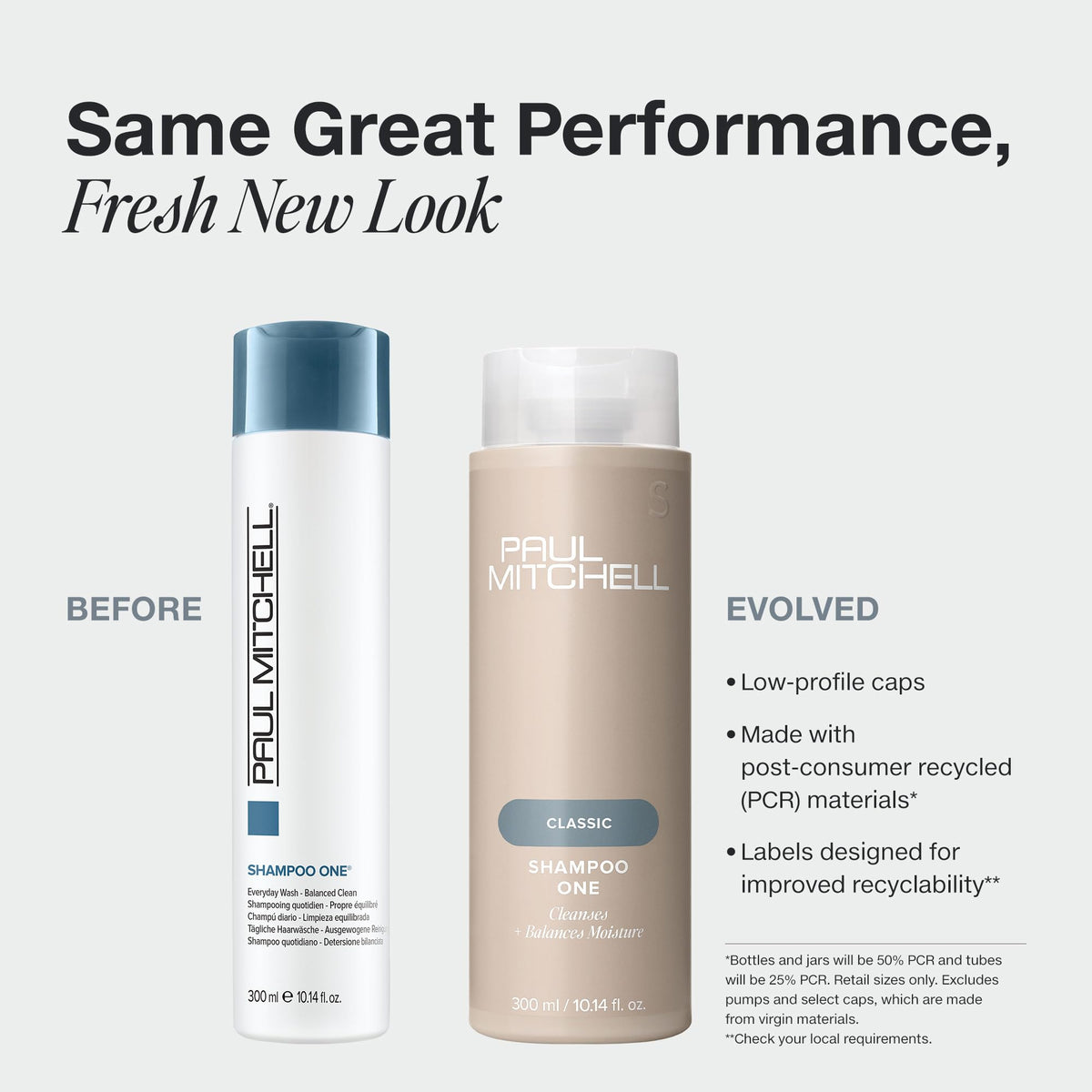 Paul Mitchell pouring foam demonstrating rich lather for gentle cleansing benefit