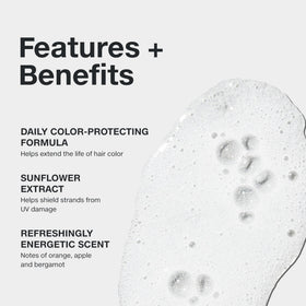 Paul Mitchell shampoo texture on hand showing lather and gentle cleanse benefit
