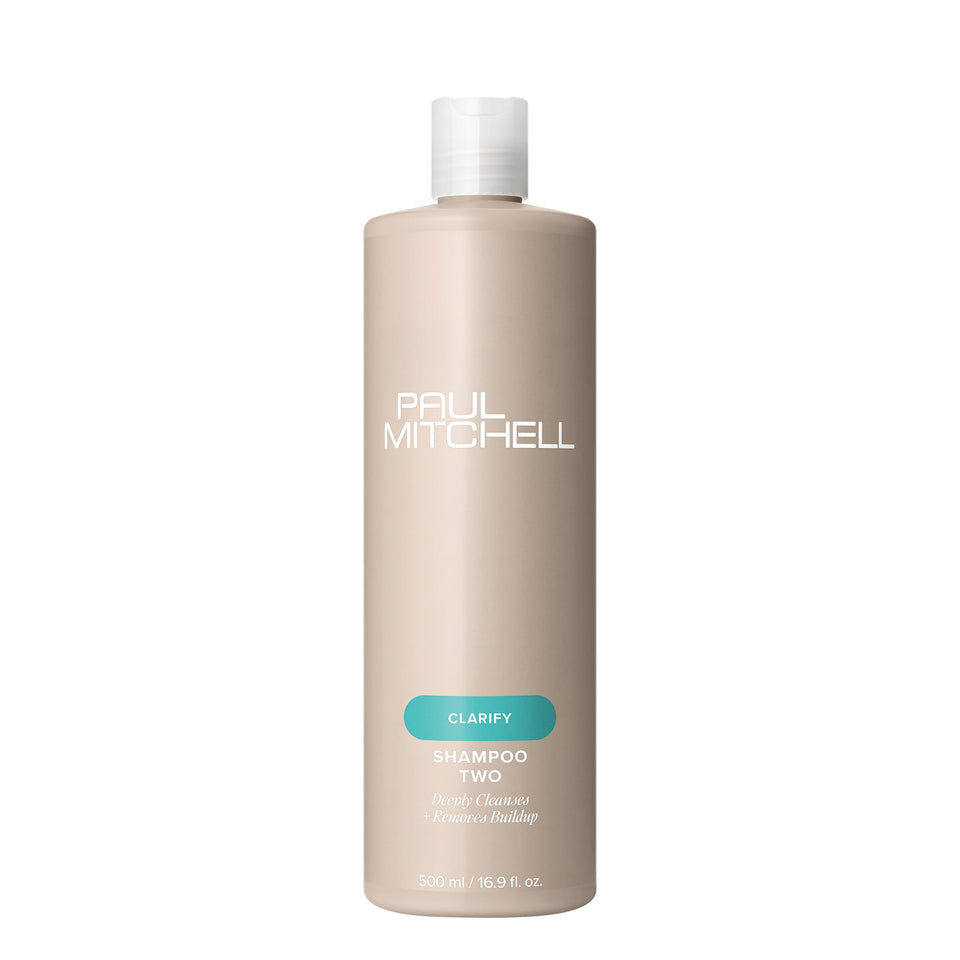 Paul Mitchell front bottle showing label and clean lemon scent benefit
