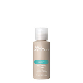 Paul Mitchell Shampoo Two front bottle showing product and lemon scent benefit