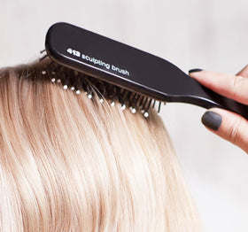 Paul Mitchell slim paddle profile highlighting sleek shaping control