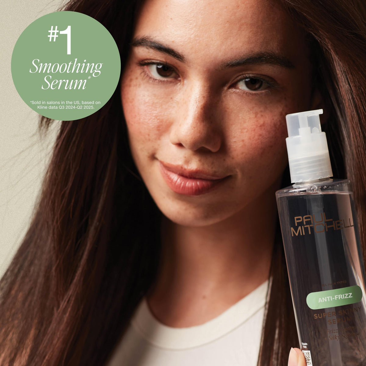Damp hair with Paul Mitchell applied before blow-dry demonstrating smoother cuticle