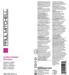 Paul Mitchell Super Strong lifestyle shower scene shows refreshed hair and salon-quality results