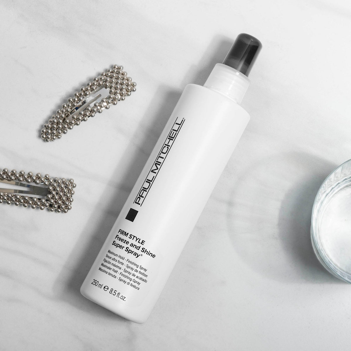 Paul Mitchell hair texture detail with glossy finish showing improved shine