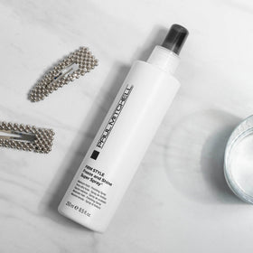 Paul Mitchell hair texture detail with glossy finish showing improved shine