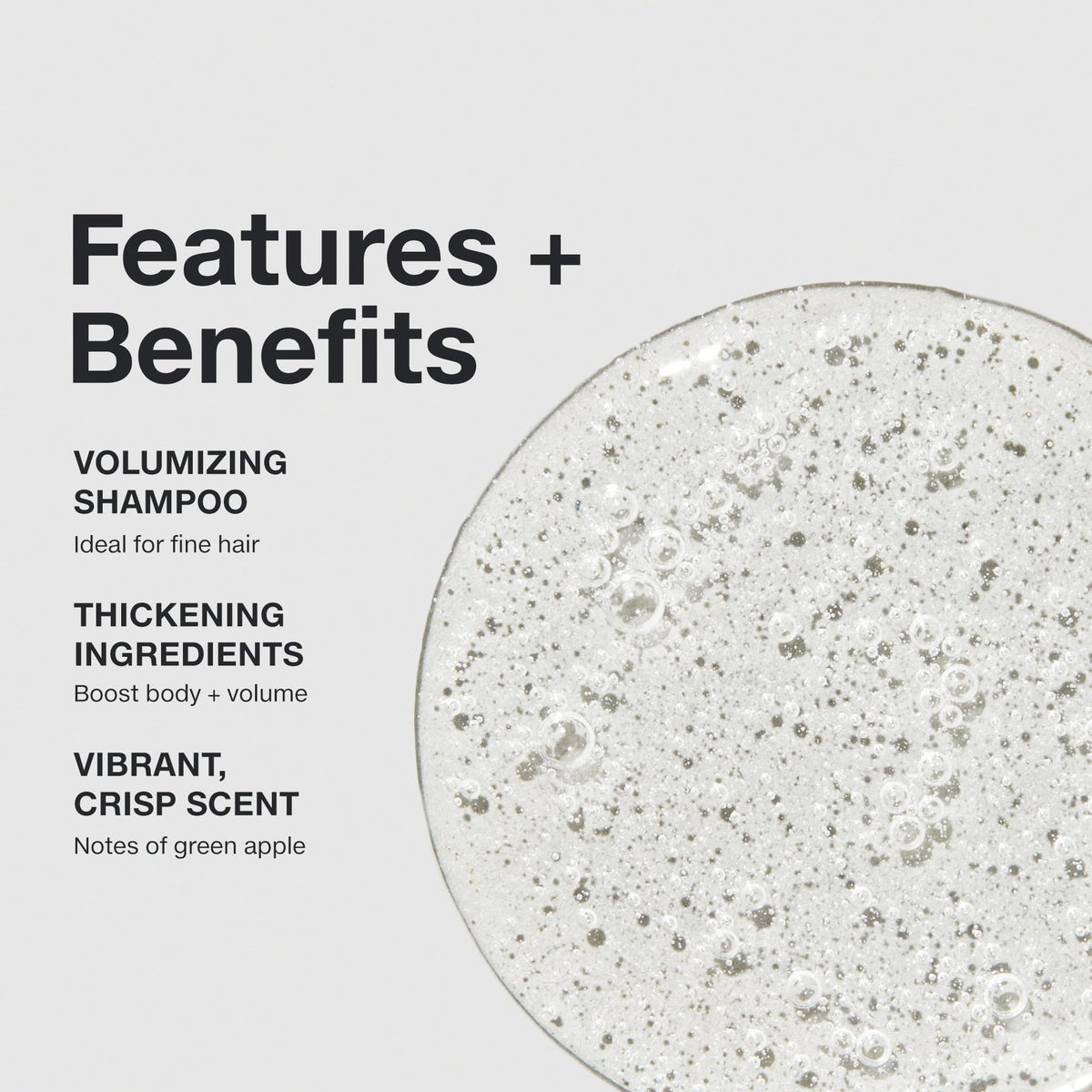 Rich shampoo lather on hair illustrating Paul Mitchell gentle cleansing and lift