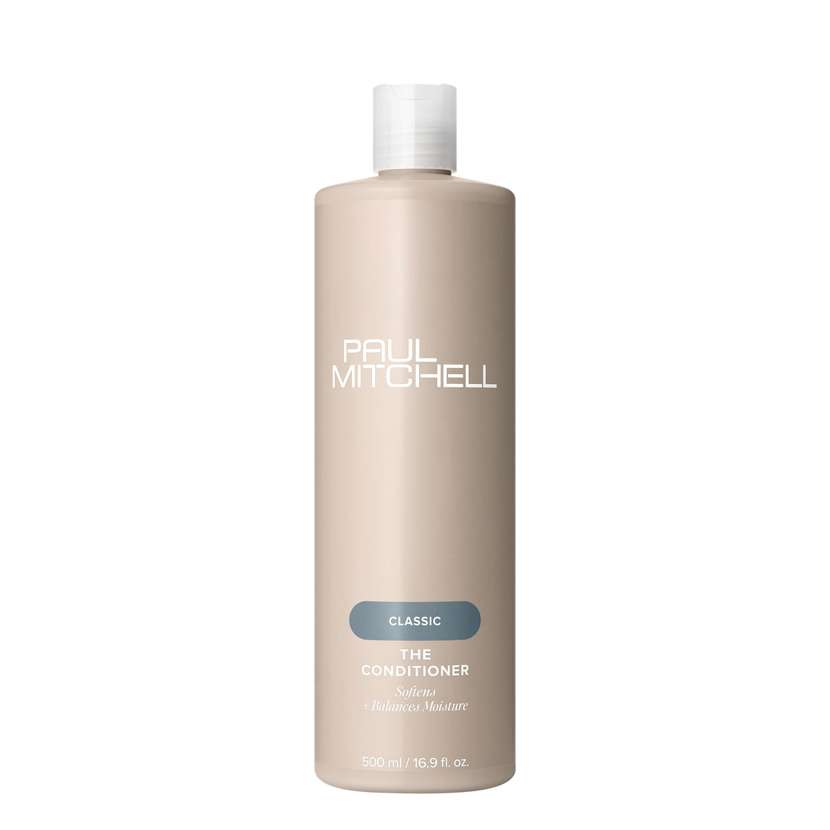 Paul Mitchell bottle front view showing classic leave-in benefits