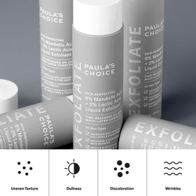 Paula's Choice applied during evening skincare routine for gentle renewal