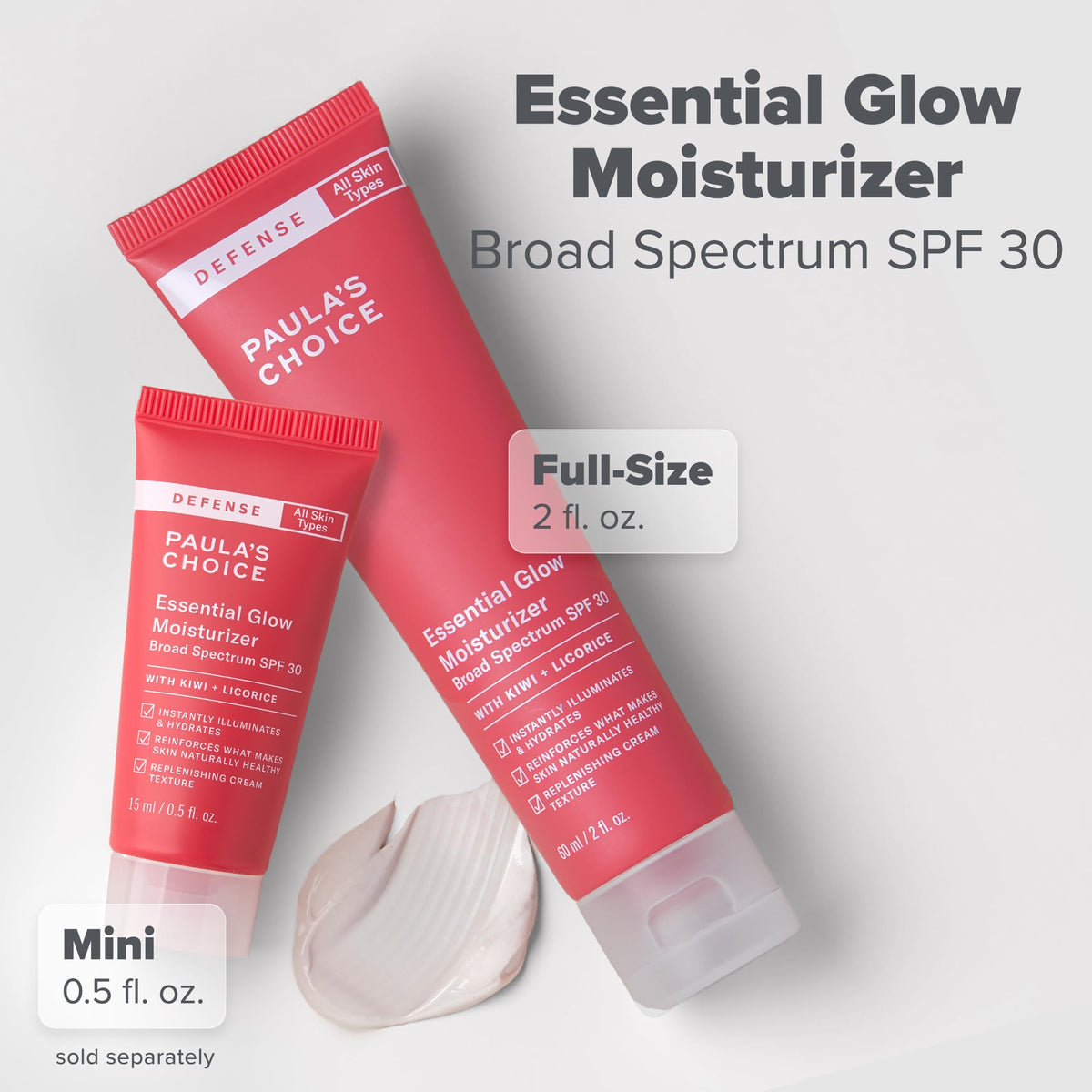 Paula's Choice applied to cheek demonstrating dewy finish and even coverage
