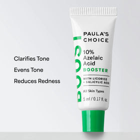 Paula's Choice ingredient label highlighting azelaic and salicylic acids