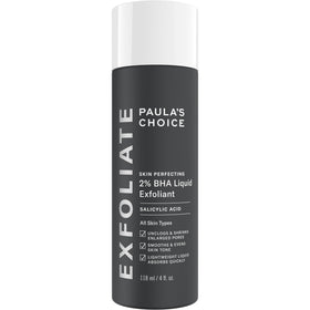 Paula's Choice bottle front view showing clear treatment and benefits