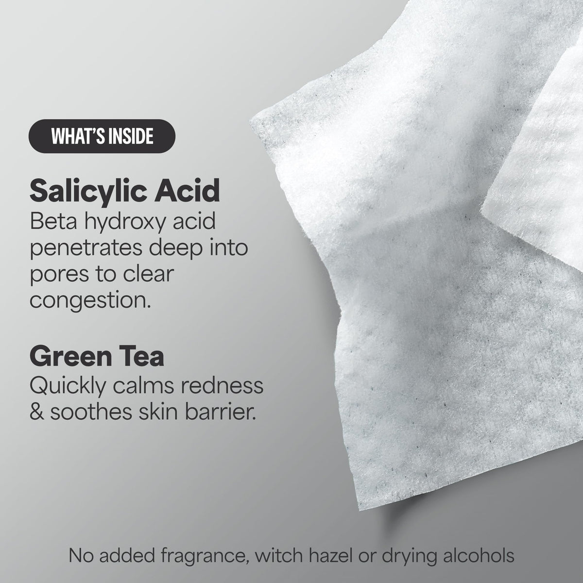 Paula's Choice box label close-up showing ingredients and clear formulation details