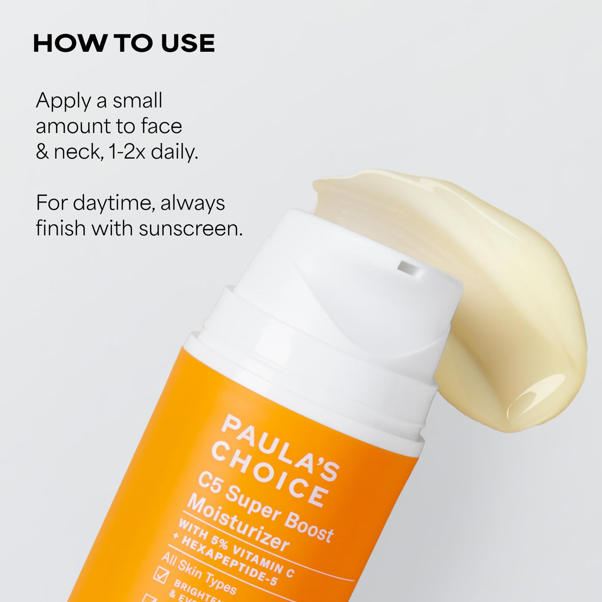 Paula's Choice size comparison showing the 1.7 fl oz compact jar