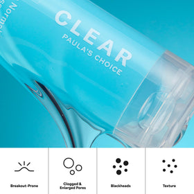 Paula's Choice cleanser being used in a bathroom routine for refreshment