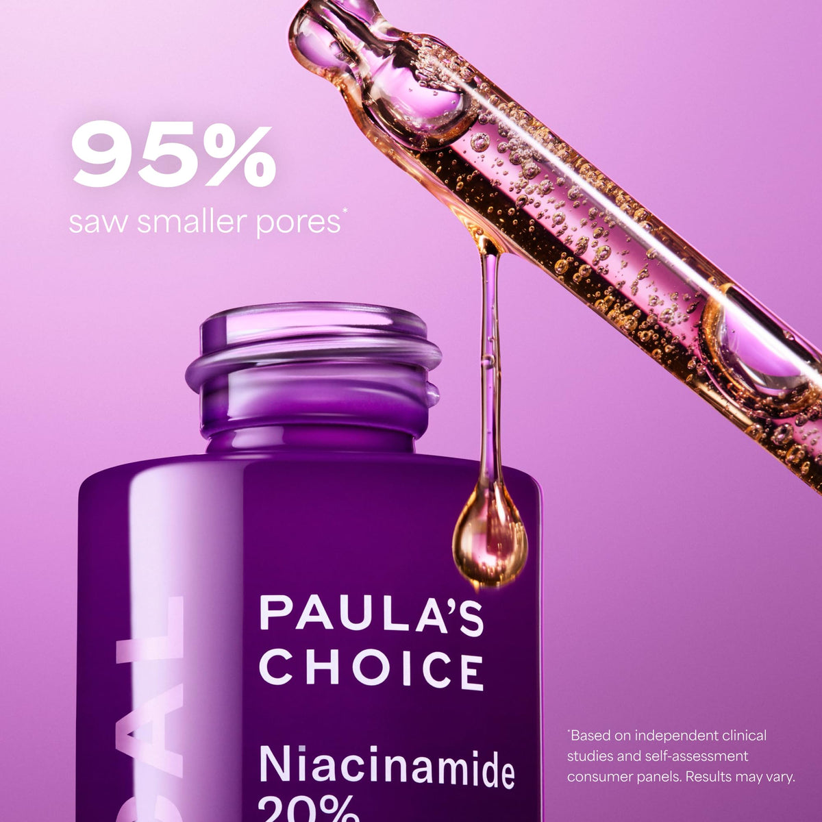 Paula's Choice dropper dispensing serum, demonstrates controlled application and concentration