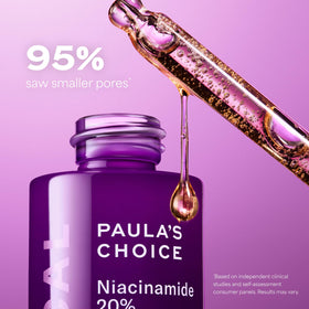 Paula's Choice dropper dispensing serum, demonstrates controlled application and concentration