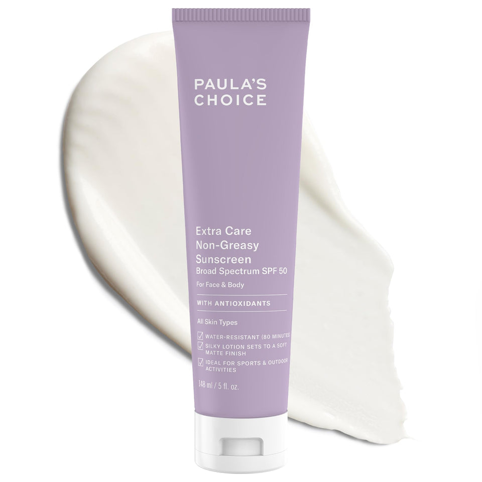 Paula's Choice front packaging showing SPF 50 and matte finish benefits