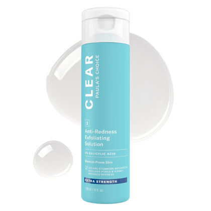 Paula's Choice front bottle showing product packaging and clarity benefit