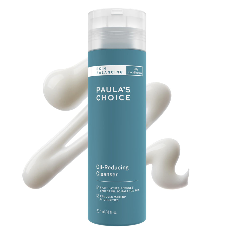 Paula's Choice front bottle showing label and size, clean presentation benefit