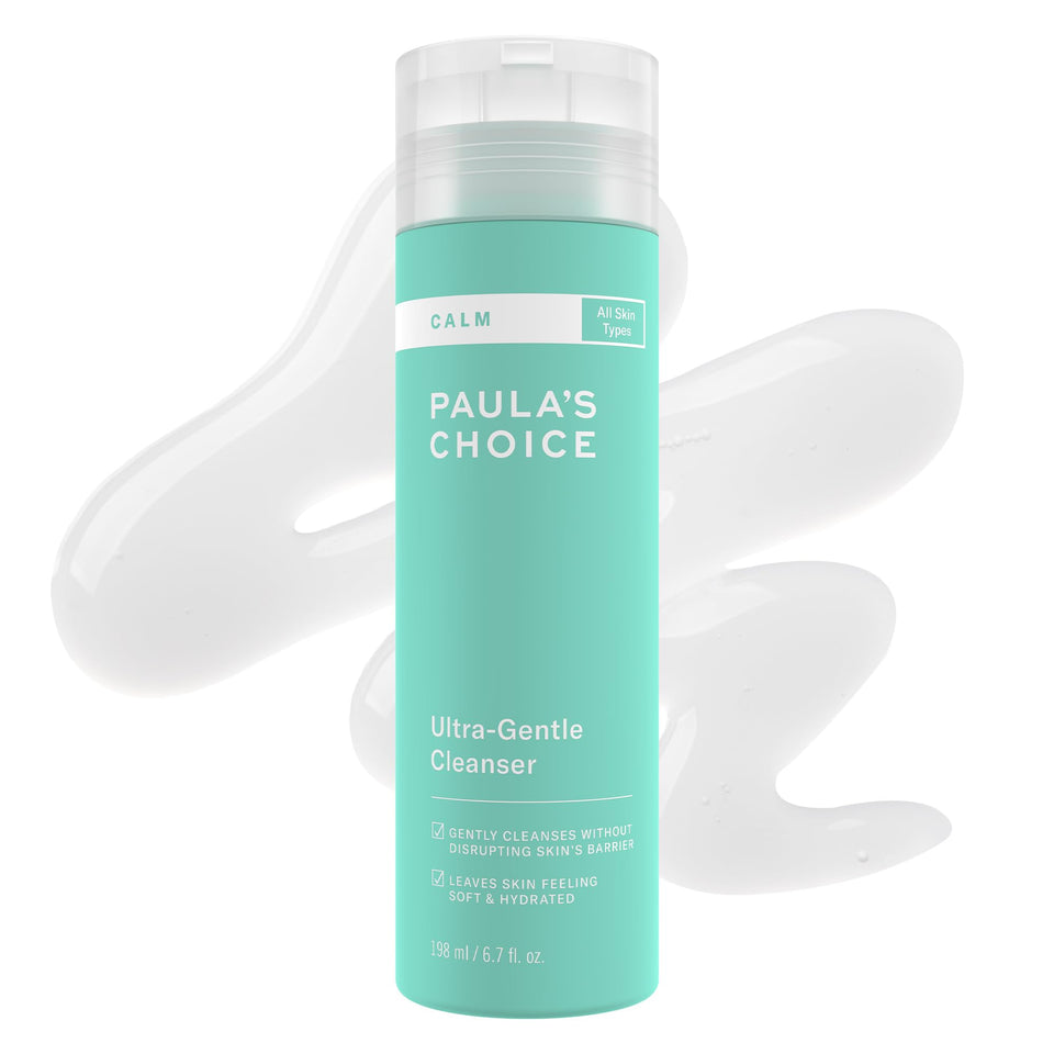 Paula's Choice front bottle showing label and volume, clear product identity and benefit