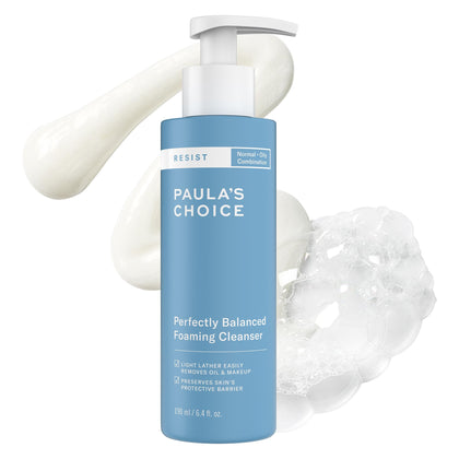 Paula's Choice front of bottle showing branding and size benefit: clear product ID