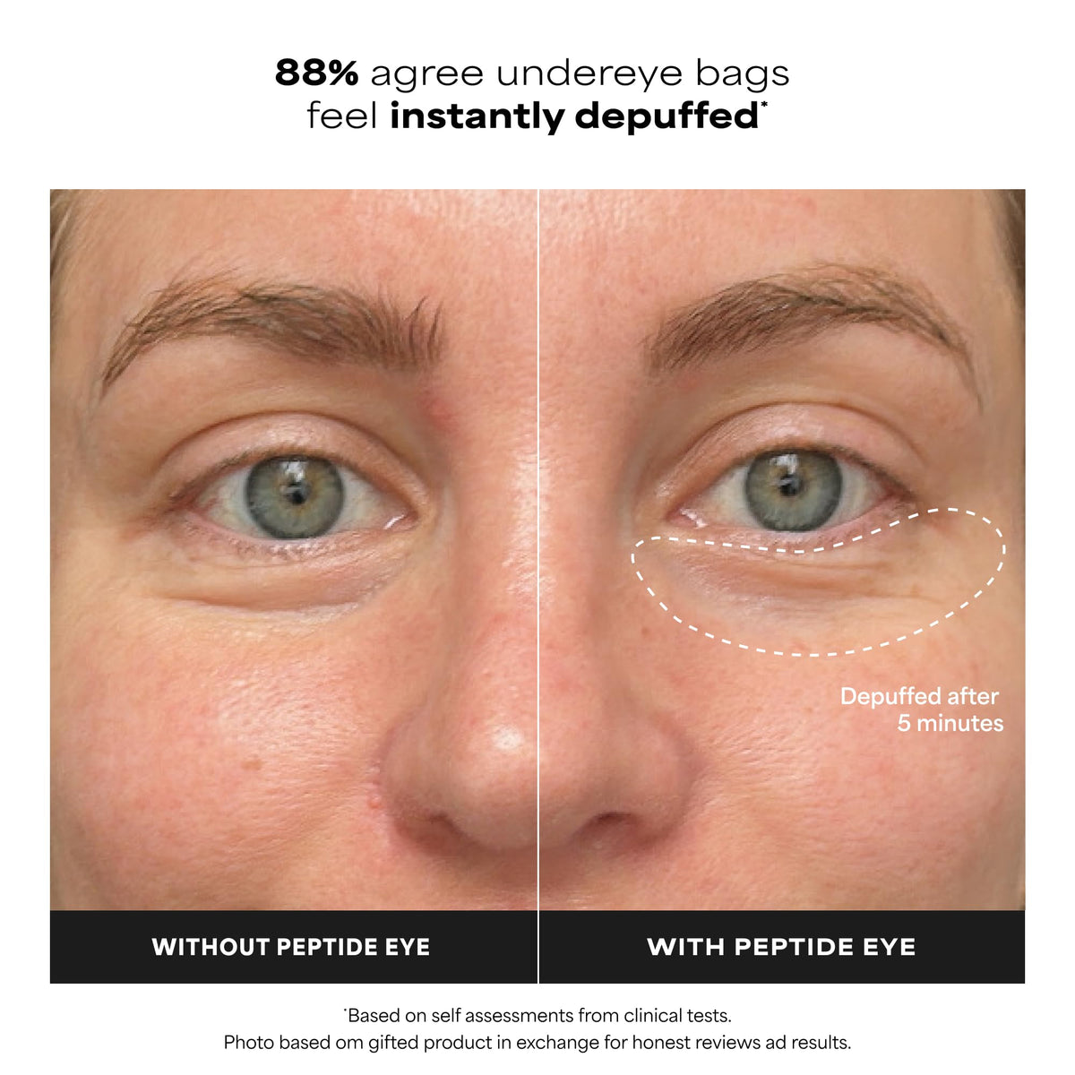 Paula's Choice gel-serum texture swatch highlighting lightweight hydrating finish