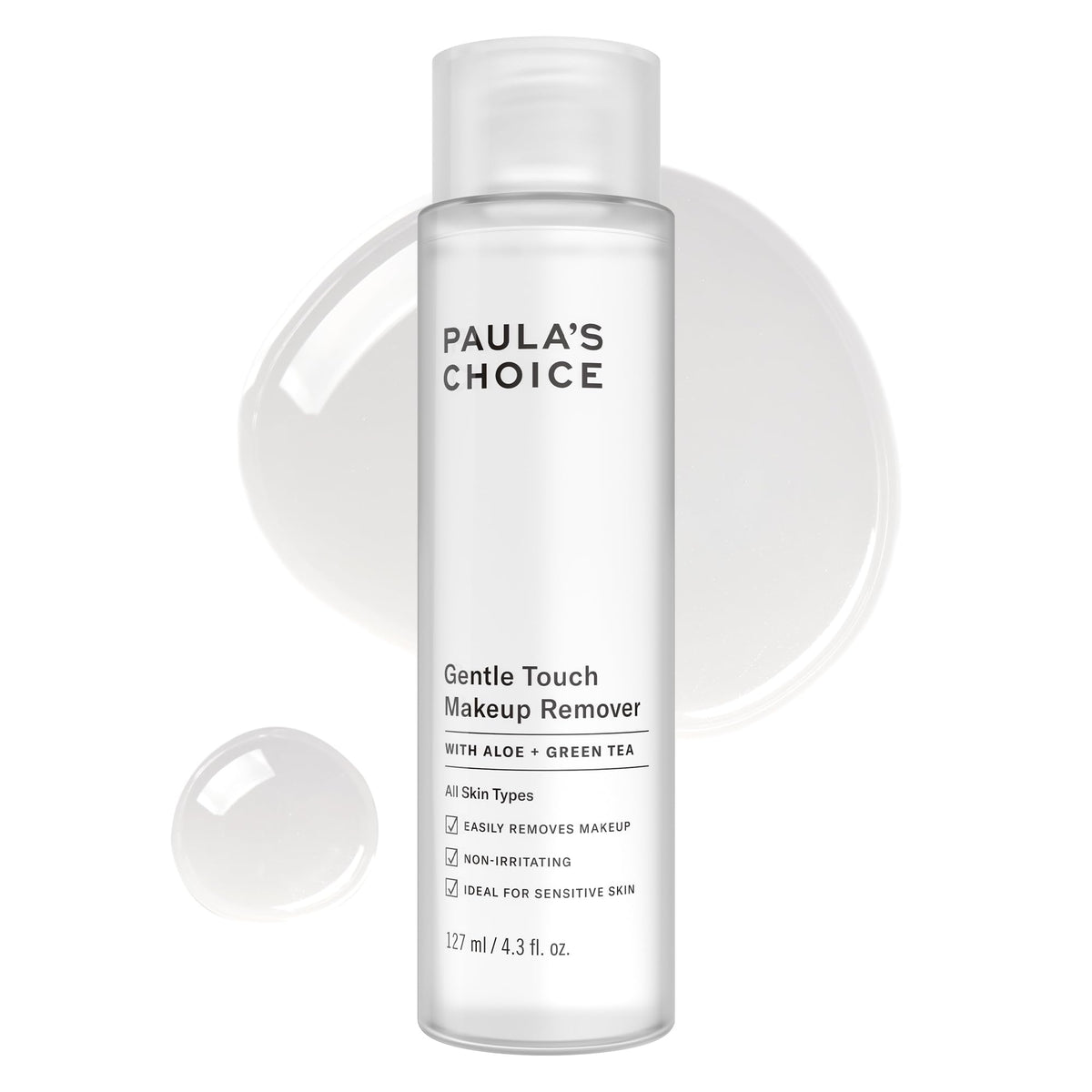Paula's Choice front packaging showing bottle and label, clear and reassuring benefit