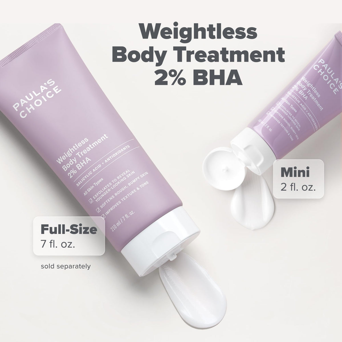 Paula's Choice ingredients label highlighting salicylic acid and calming antioxidants
