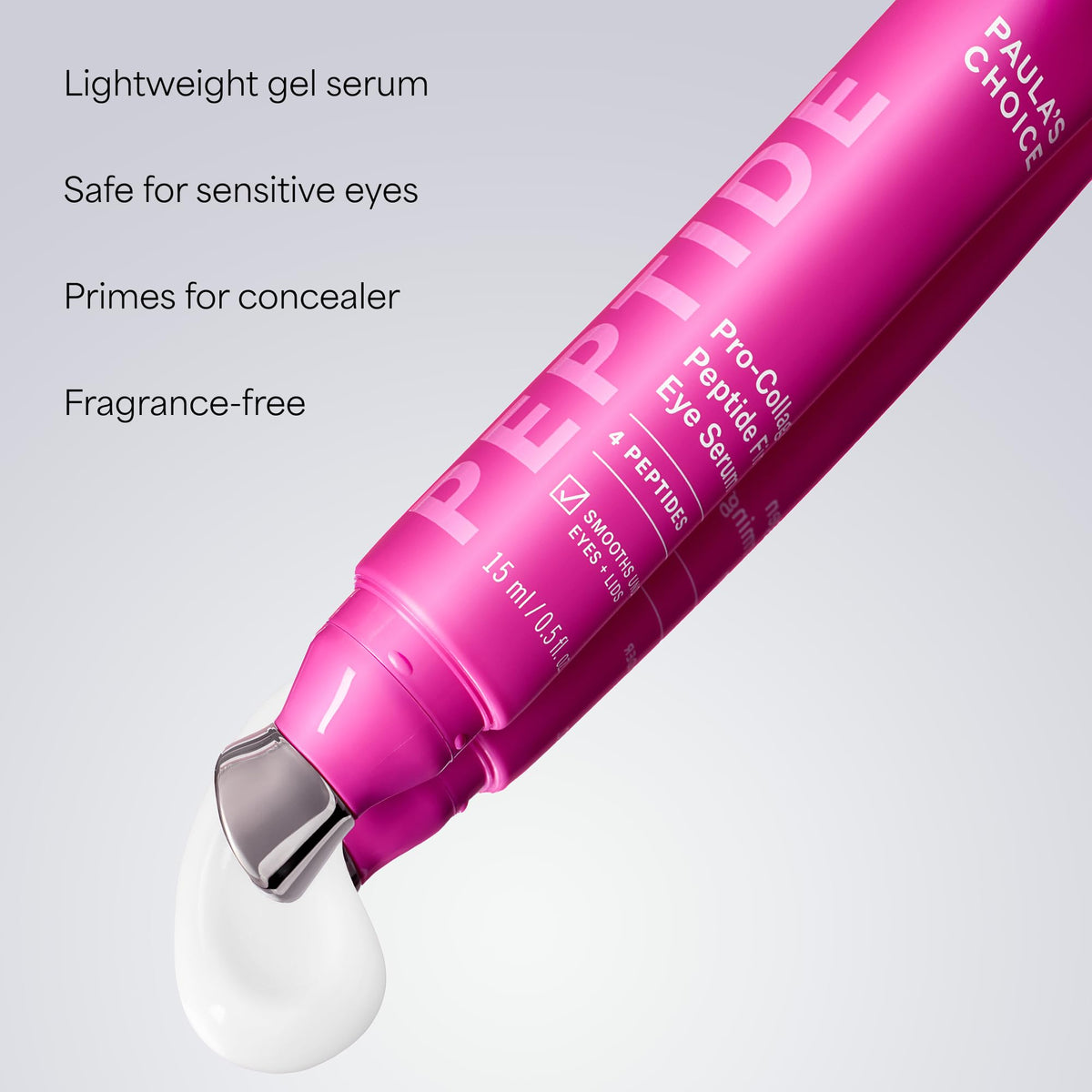 Paula's Choice product label and ingredients list conveying science-backed formulation