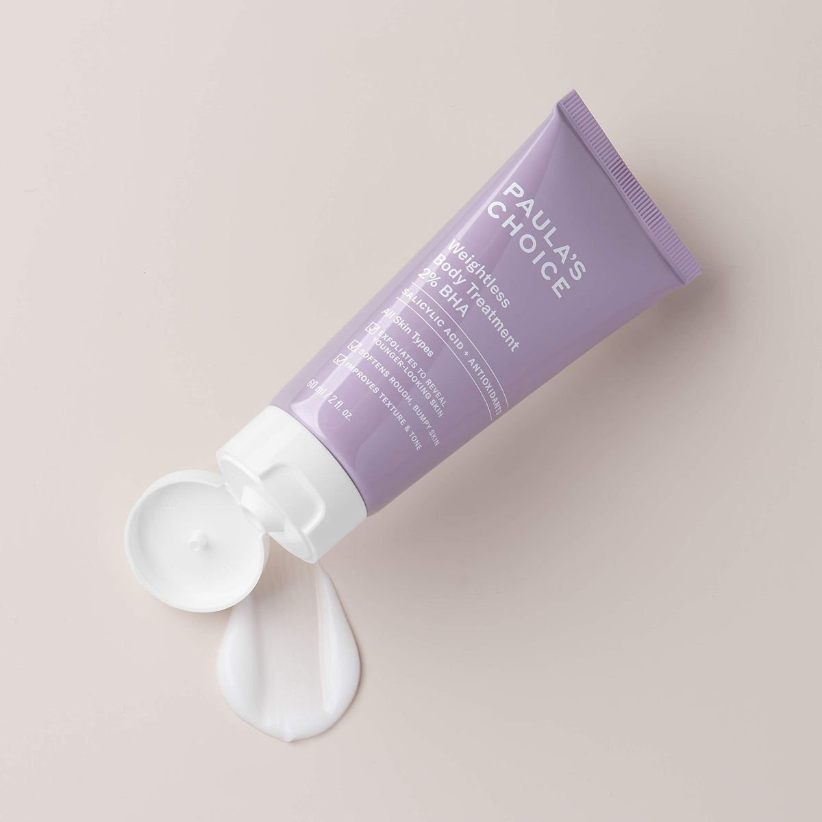Paula's Choice lotion texture close-up illustrating lightweight, non-greasy hydration
