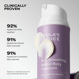 Paula's Choice creamy lotion texture close-up demonstrating hidratation and smoothness