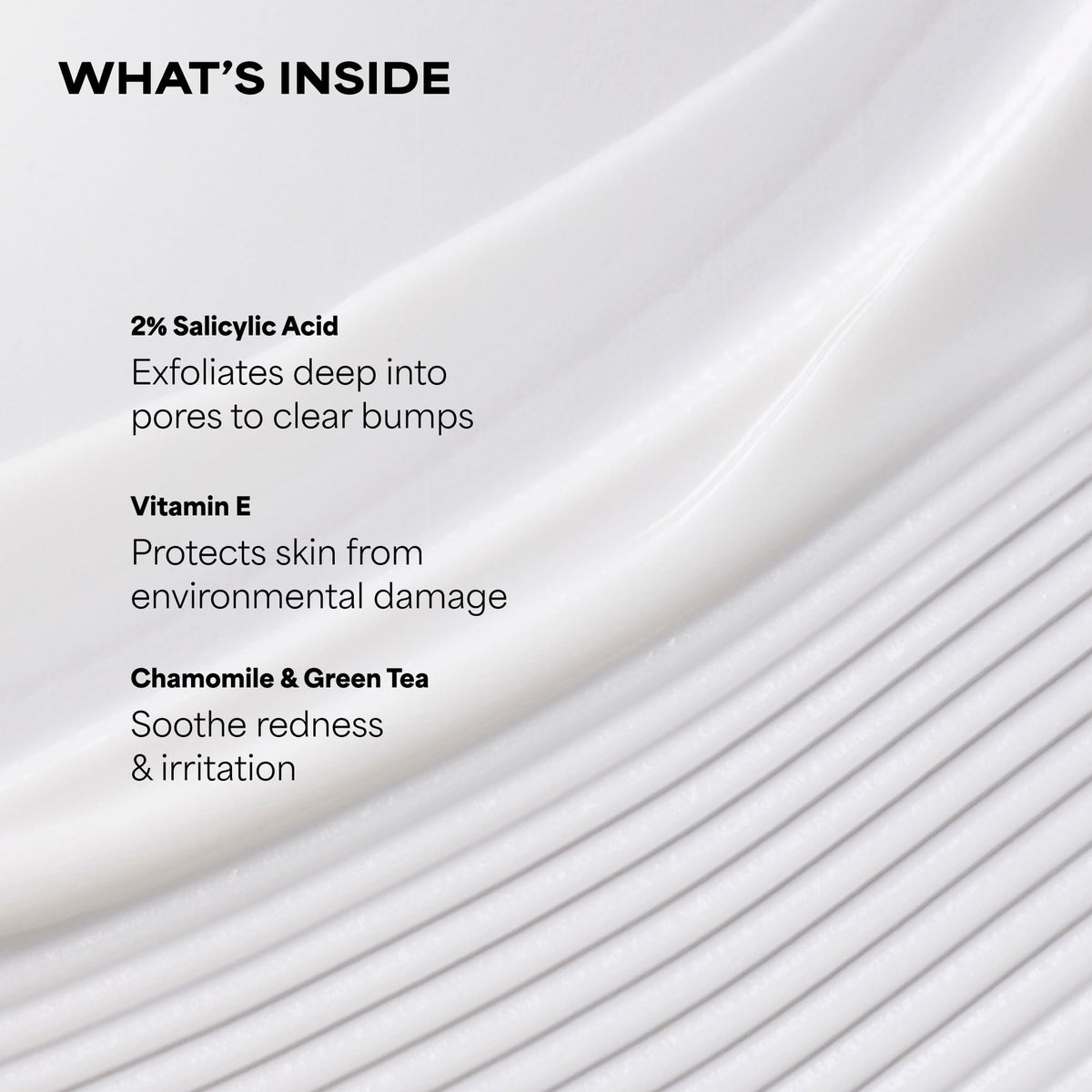 Paula's Choice lotion texture on hand demonstrating lightweight, fast absorption