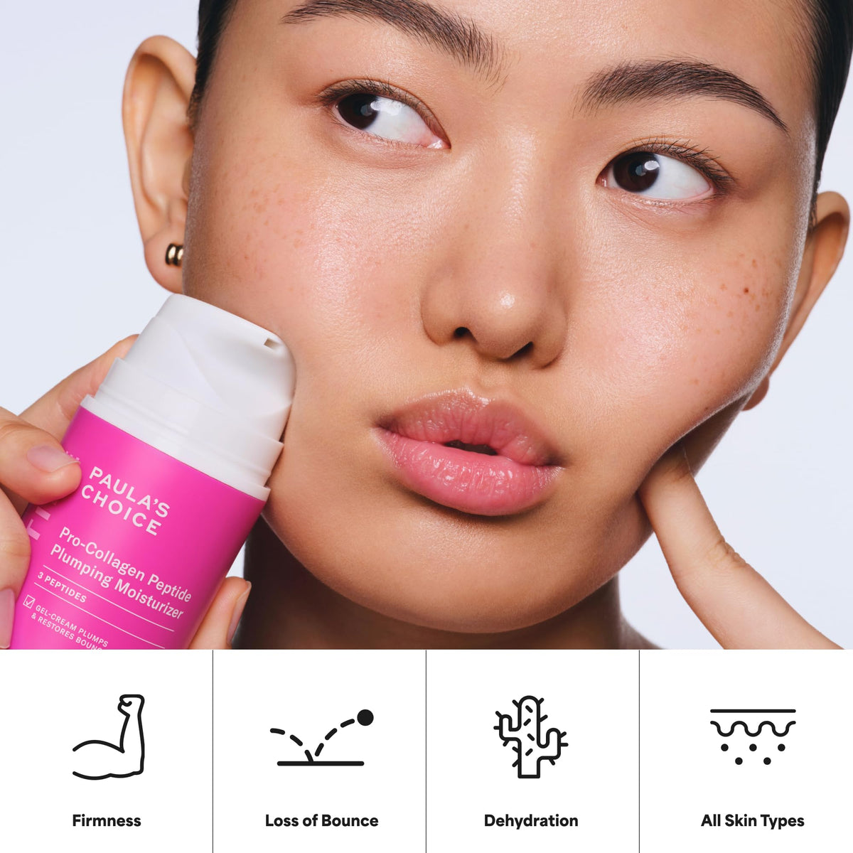 Paula's Choice applied before makeup illustrating smooth foundation base