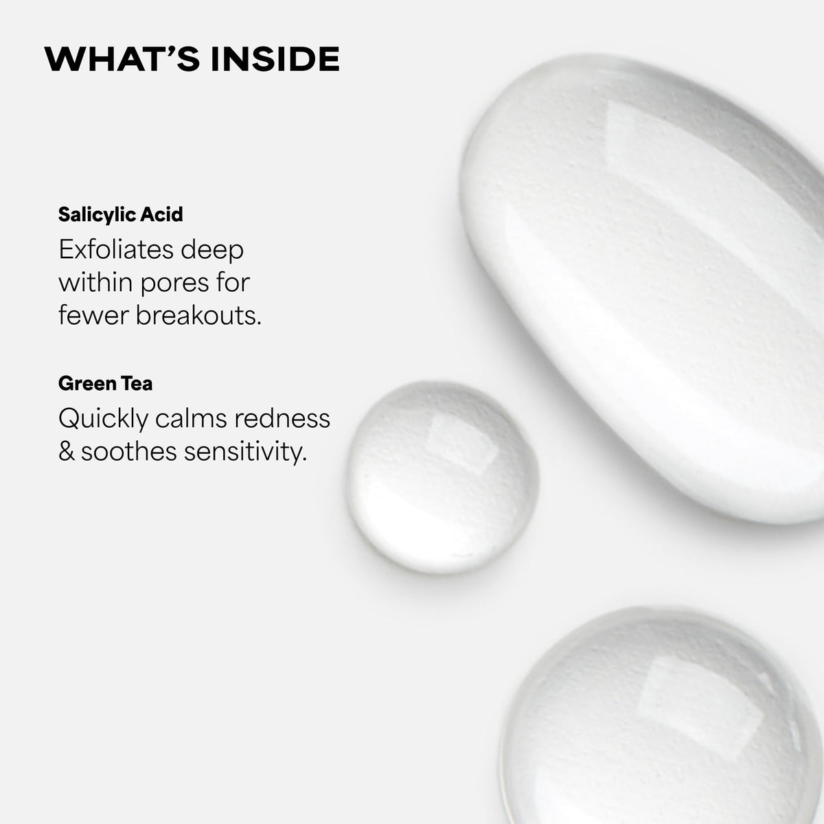 Paula's Choice dispensing product from bottle showing easy application benefit