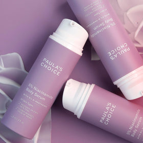 Paula's Choice pump dispensing lightweight lotion texture, highlights fast absorption benefit