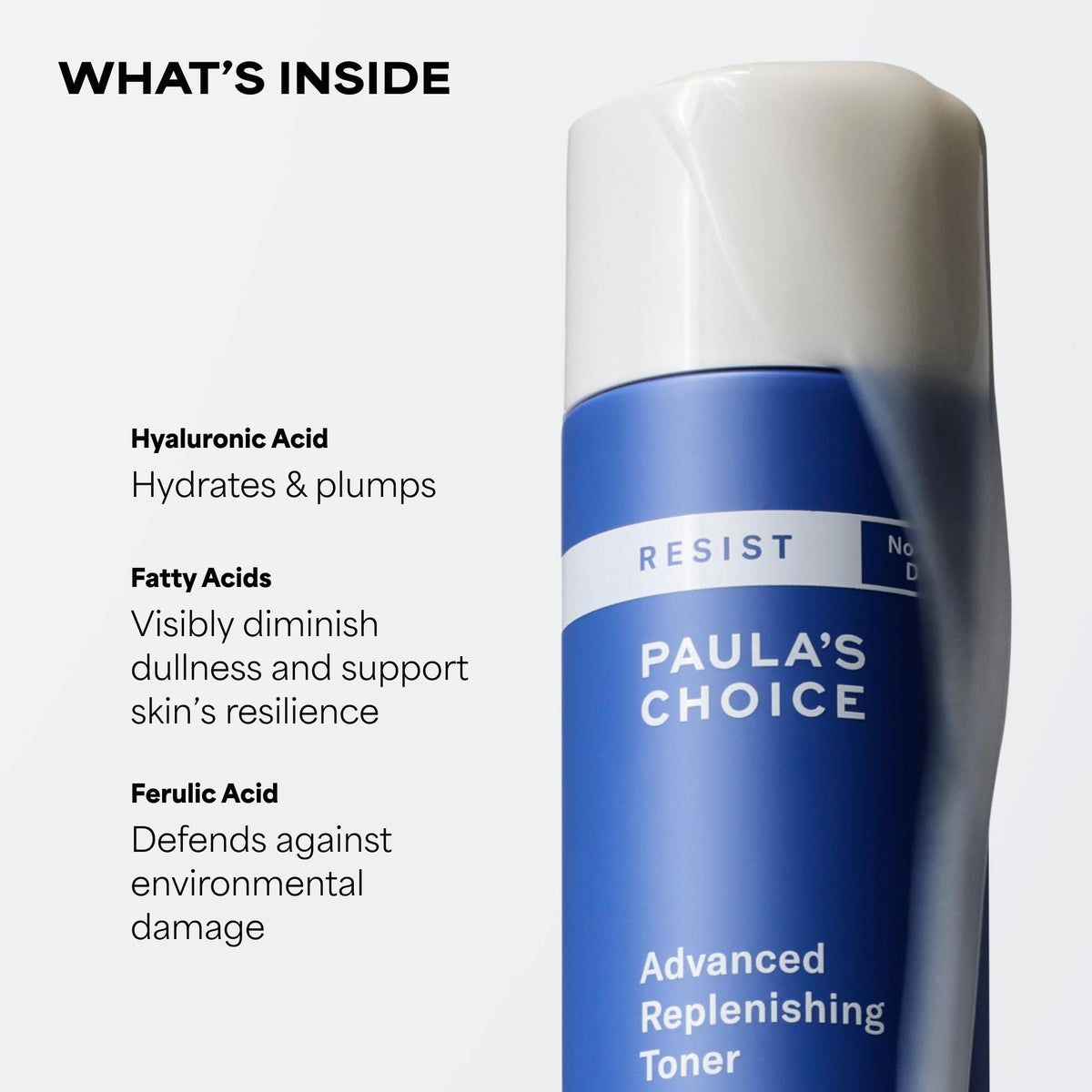 Paula's Choice clear droplet texture close-up demonstrating lightweight hydration
